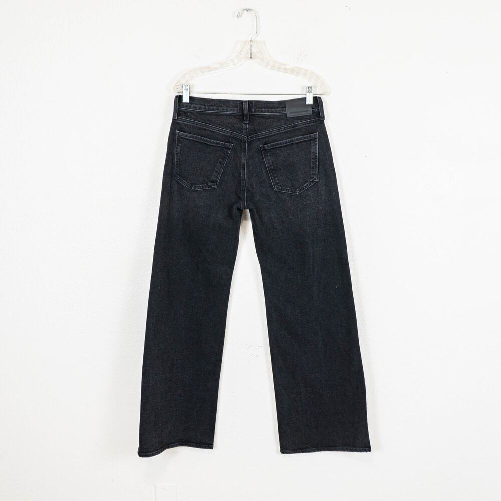 Citizens of Humanity Nora Trouser Leg Jeans Size 27 Black Cat eye - Picture 4 of 12